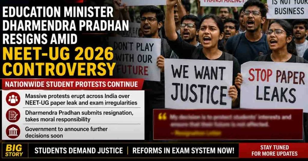 NEET-UG-2026-dharmendra-pradhan-resignation